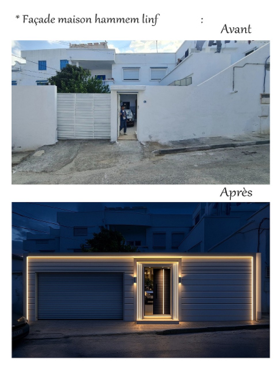 Façade maison hammem linf